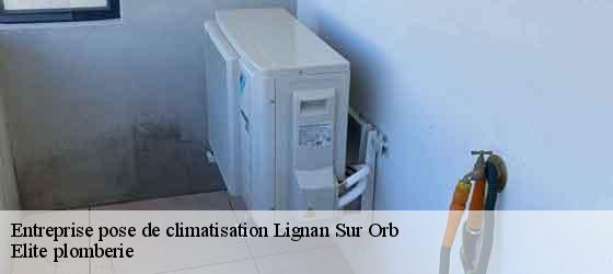 Entreprise pose de climatisation  lignan-sur-orb-34490 Elite plomberie -4